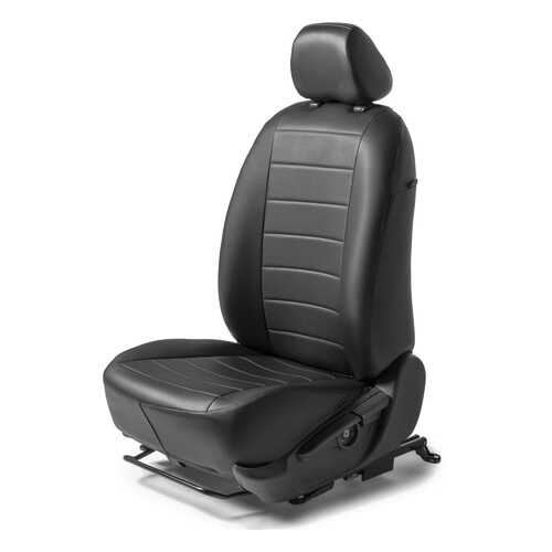 Авточехлы Rival Строчка сидений Volkswagen Polo V седан , эко-кожа, черные, SC.5801.1 в ЕКА