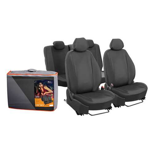 Чехлы для Ford Focus II (04-) Лима 13 1/3 экокожа перф. черн. AIRLINE ACCS-L-22 в ЕКА