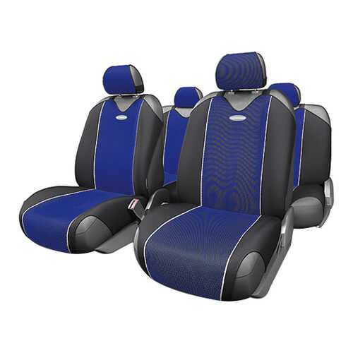 Комплект чехлов-маек Autoprofi Carbon CRB-802 BL в ЕКА