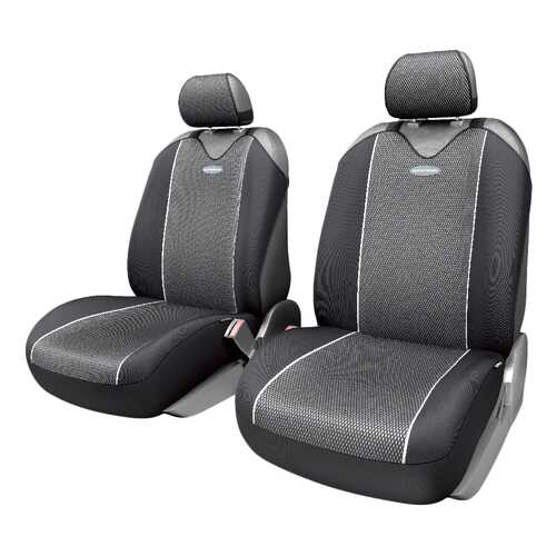 Комплект чехлов-маек Autoprofi Carbon Plus CRB-402Pf BK/GY в ЕКА