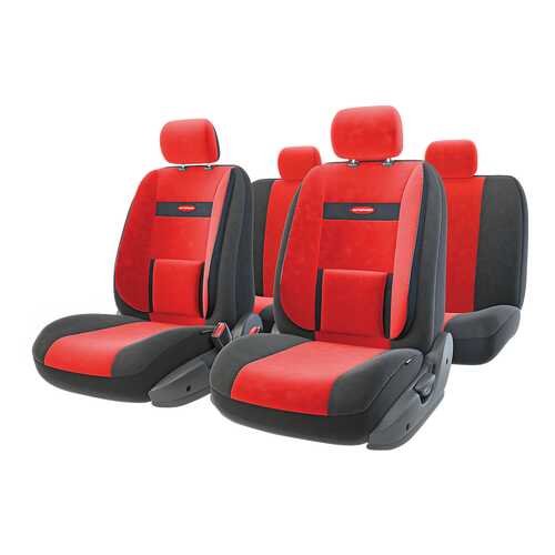 Комплект чехлов на сиденья Autoprofi Comfort COM-1105 BK/RD (M) в ЕКА