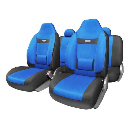Комплект чехлов на сиденья Autoprofi Comfort COM-1105H BK/BL (M) в ЕКА