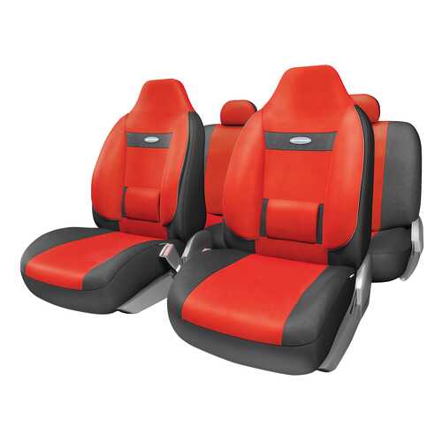 Комплект чехлов на сиденья Autoprofi Comfort COM-1105H BK/RD (M) в ЕКА