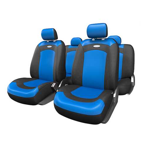 Комплект чехлов на сиденья Autoprofi Extreme XTR-803 BK/BL (M) в ЕКА