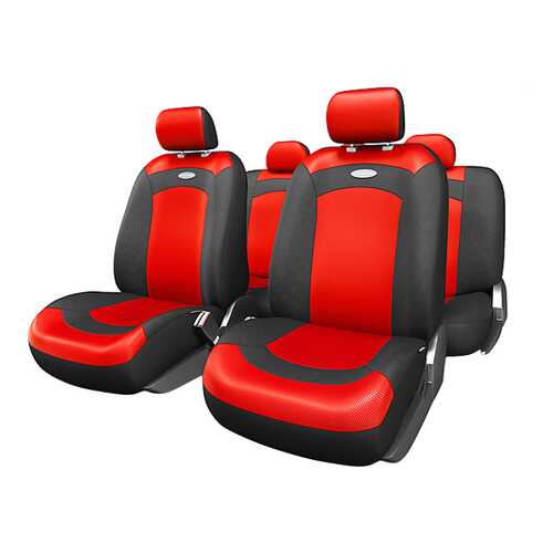 Комплект чехлов на сиденья Autoprofi Extreme XTR-803 BK/RD (M) в ЕКА