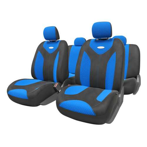 Комплект чехлов на сиденья Autoprofi Matrix MTX-1105 BK/BL (M) в ЕКА