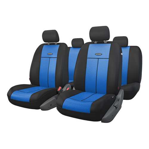 Комплект чехлов на сиденья Autoprofi TT-902M BK/BL в ЕКА
