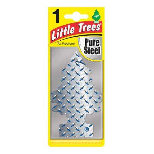 Ароматизатор подвесной LITTLE TREES Стальная сила, елочка U1P-17152-RUSS в ЕКА