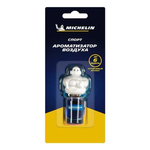 Ароматизатор воздуха MICHELIN Бибендум, подвесной, жидкостный, 5 мл. спорт, 87879 в ЕКА