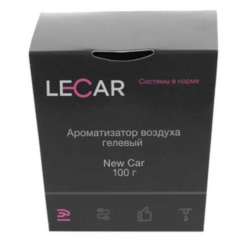 Ароматизатор возздуха LECAR гелевый New Car 100 гр. (баночка) LECAR000182412 в ЕКА