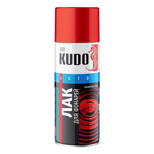 Лак для тонировки фар красный KUDO ,520 мл в ЕКА