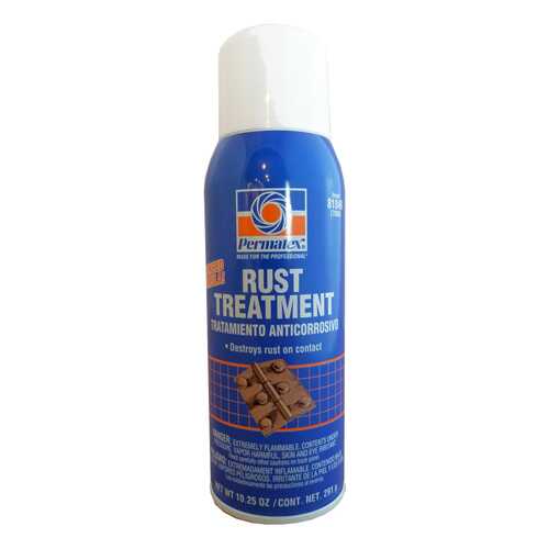 Преобразователь ржавчины в грунт PERMATEX Rust Treatment Aerosol (291гр) в ЕКА