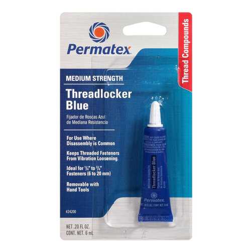 Средство для фиксации винтов Permatex Medium Strenge Threadlocker 6мл 24200 в ЕКА