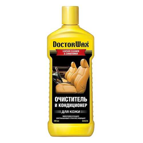 Очиститель для кожи Doctor Wax LEATHER CLEANER & CONDITIONER 300мл DW5210 в ЕКА
