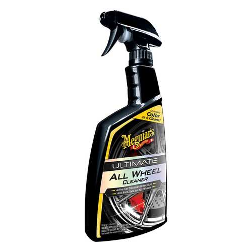 Очиститель колесных дисков Meguiars Ultimate All Wheel Cleaner G180124 709 мл. в ЕКА