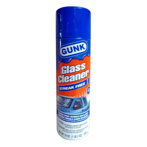 Очиститель стекол GUNK Glass Cleaner Liquid (with Ammonia) Aerosol (538гр) в ЕКА