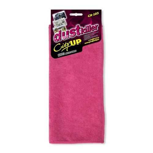Салфетка микрофибра DUST KILLER распушенная универсальная 35x40 см. City Up CA-103 в ЕКА