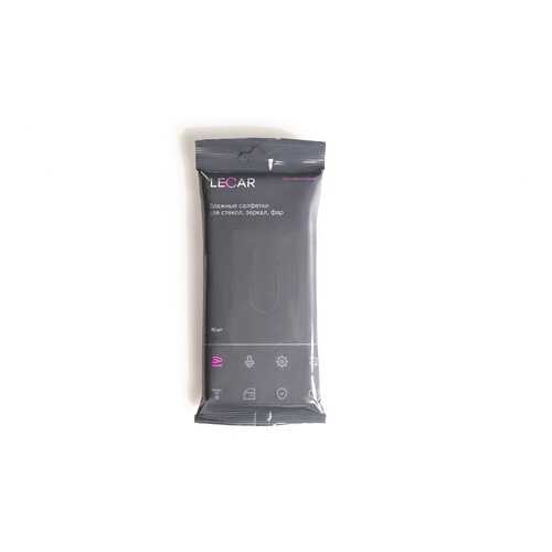 Салфетки влажные для стекол, зеркал, фар (упаковка 30 шт.) LECAR в ЕКА