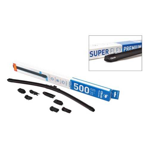 Щетка стеклоочистителя adapter Kit ClimAir SUPER FLEX PREMIUM 20 (500mm), 7 переходников в ЕКА