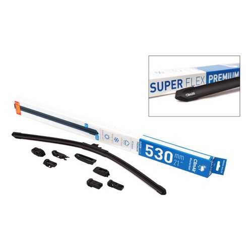 Щетка стеклоочистителя adapter Kit ClimAir SUPER FLEX PREMIUM 21 (530mm), 7 переходников в ЕКА