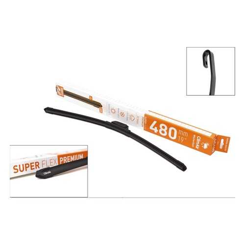 Всесезонная бескаркасная щетка стеклоочистителя ClimAir SUPER FLEX PREMIUM 19 (480mm) в ЕКА