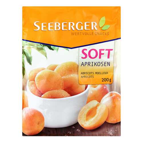 Сухофрукты Seeberger абрикосы мягкие 200 г в ЕКА