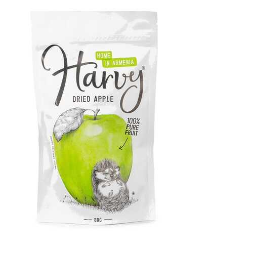 Сухофрукты яблоки сушеные Harvy 80 г, Армения в ЕКА
