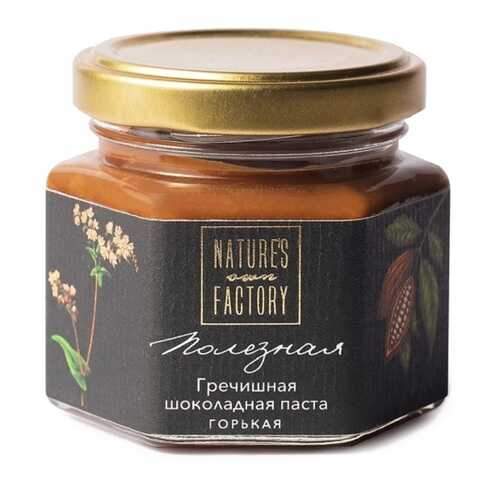 Паста Гречишная шоколадно-ореховая горькая Natures Own Factory 120 г, Россия в ЕКА
