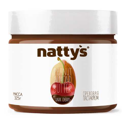 Паста Nattys Dark cherry ореховая с вишней и мёдом 325 г в ЕКА