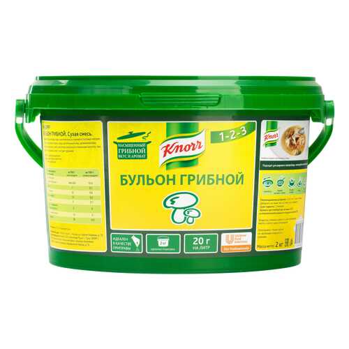 Бульон Knorr грибной 2 кг в ЕКА