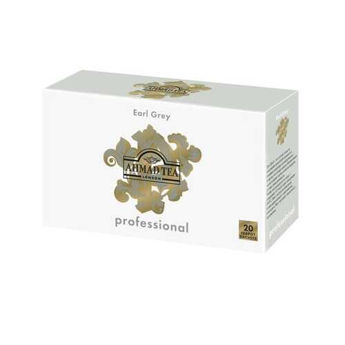 Чай Ahmad Tea Professional, Эрл Грей, чёрный, листовой, в пакетах для чайников, 20х5г в ЕКА