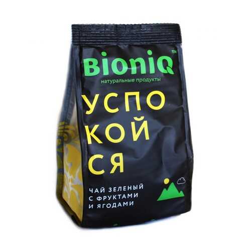 Чай BioniQ Успокойся зелёный, с добавками, 50 гр в ЕКА