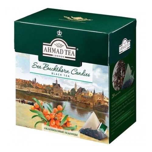 Чай черный Ahmad Tea облепиховые леденцы 20 пакетиков в ЕКА