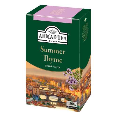Чай черный Ahmad Tea summer thyme 100 г в ЕКА