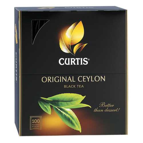 Чай черный Curtis original ceylon 100 пакетиков в ЕКА