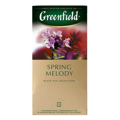Чай черный Greenfield Spring Melody 25 пакетиков в ЕКА