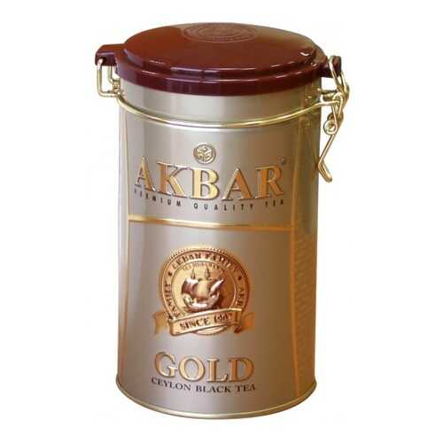 Чай черный листовой Akbar gold 225 г в ЕКА