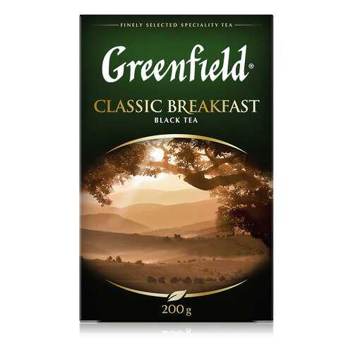 Чай черный листовой Greenfield Classic Breakfast 200 г в ЕКА
