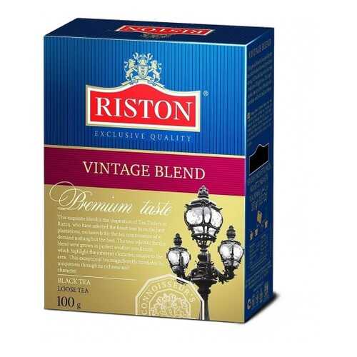 Чай черный листовой Riston винтэйдж бленд 100 г в ЕКА