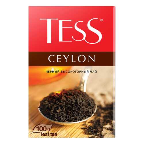 Чай черный листовой Tess Ceylon 100 г в ЕКА