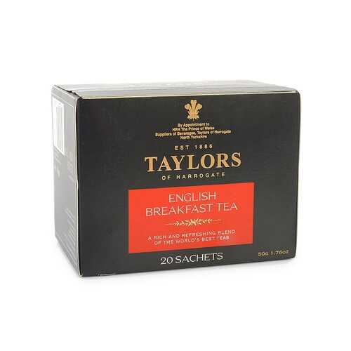 Чай черный Taylors of Harrogate Английский завтрак 20*2.5 г в ЕКА