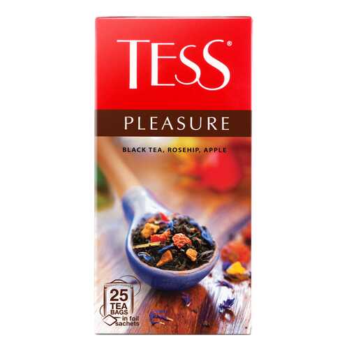 Чай черный Tess Pleasure 25 пакетиков в ЕКА