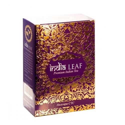 Чай India leaf Нилгири стс, черный гранулированный, 100 гр в ЕКА