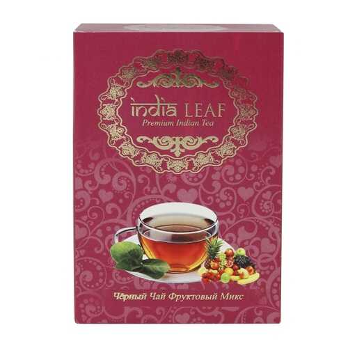 Чай India leaf С манго, черный среднелистовой с добавками, 100 гр в ЕКА