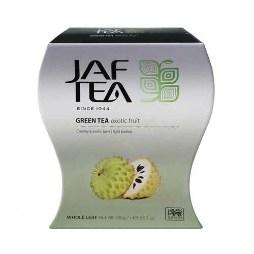 Чай Jaf Tea Green Tea Exotic Fruit зеленый с саусепом 100 г в ЕКА
