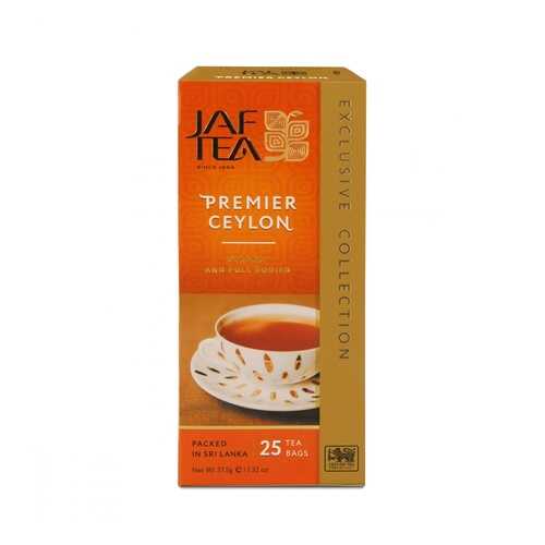 Чай Jaf Tea Premier Ceylon черный 25 пакетиков в ЕКА