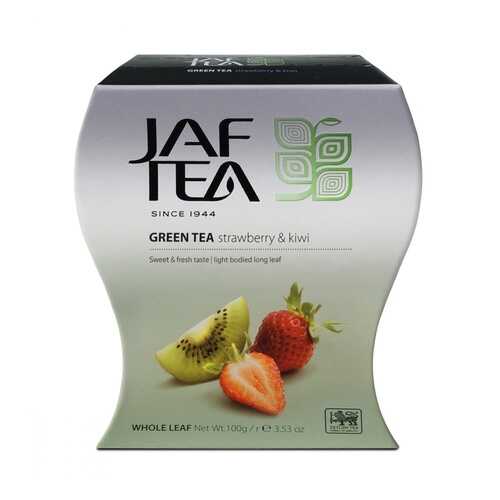 Чай Jaf Tea Strawberry Kiwi зеленый с клубникой и киви 100 г в ЕКА
