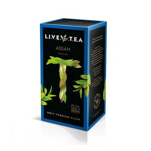 Чай Live Tea Assam черный 25 пакетиков в ЕКА