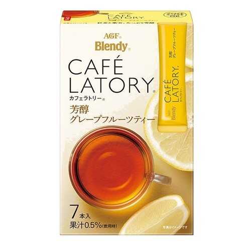 Чай растворимый AGF Cafe Latory Бленди лимонный в стиках 7*6.5 г в ЕКА