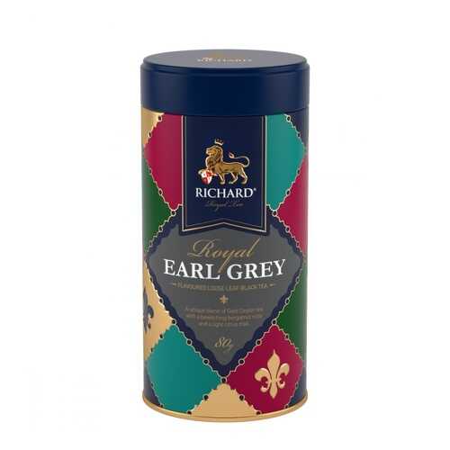 Чай Richard Royal Earl Grey черный листовой 80 г в ЕКА